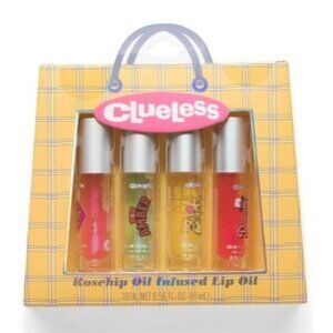 NEW Clueless Rosehip Oil Infused Lip Oil Set (0.56 Fl Oz Each)